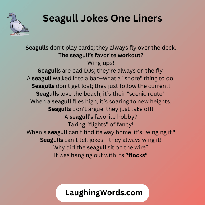Seagull Jokes One Liners