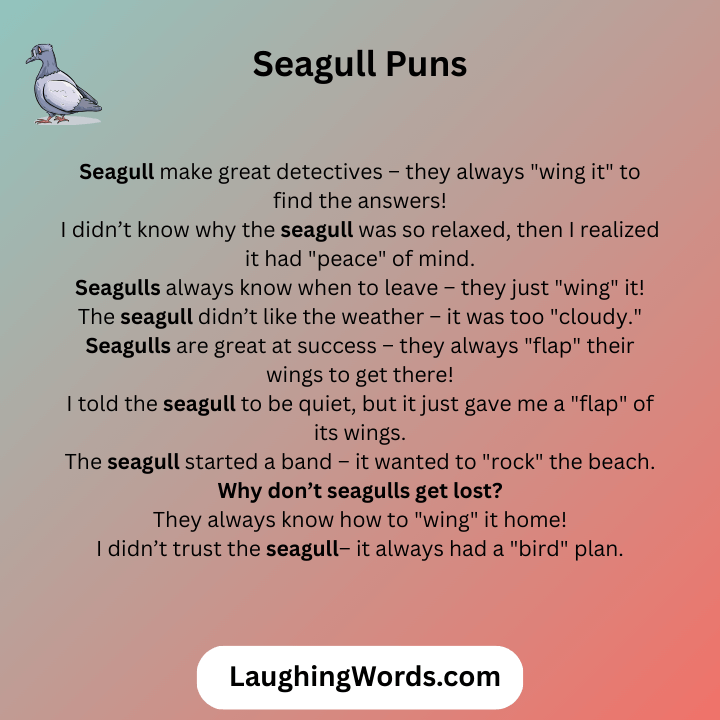 Seagull Puns 