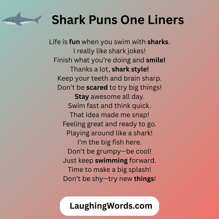Shark Puns One Liners