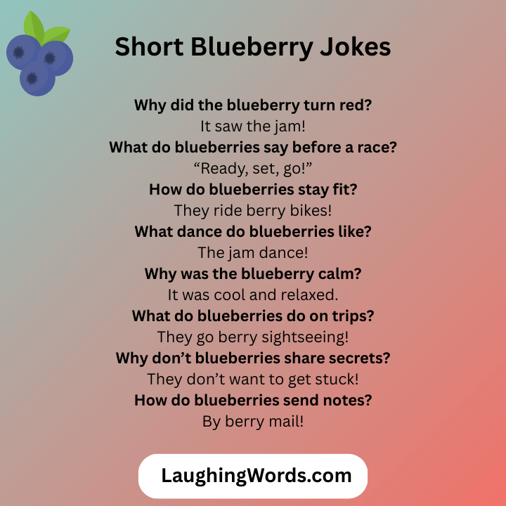 Short Blueberry Jokes