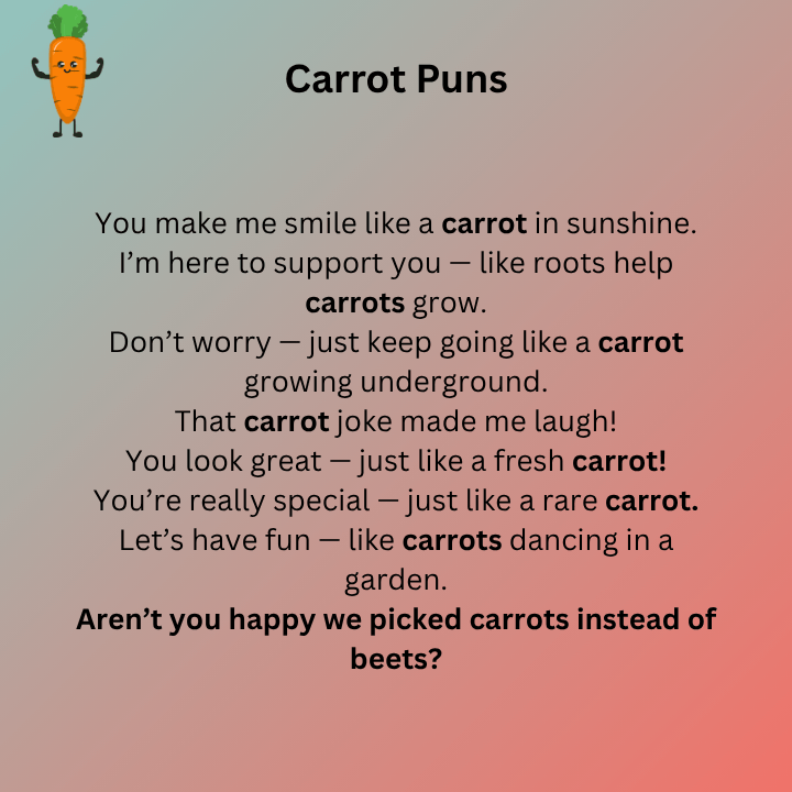 Short Carrot Puns
