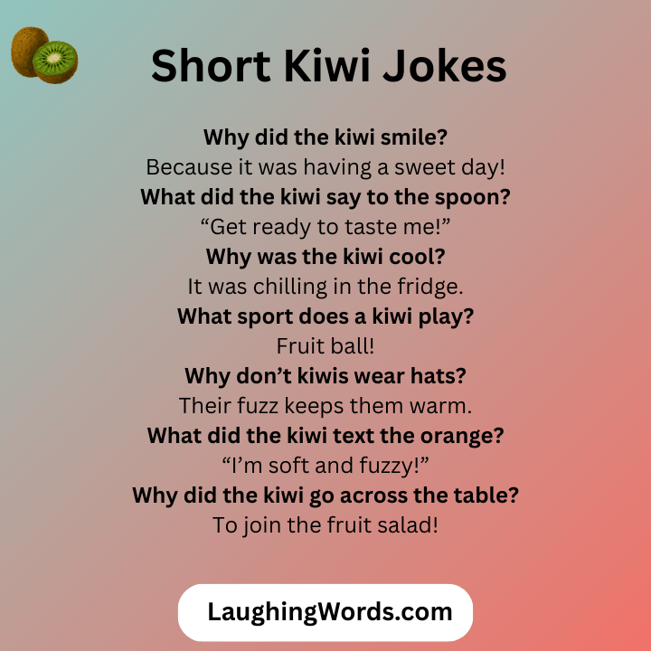 Short Kiwi Jokes