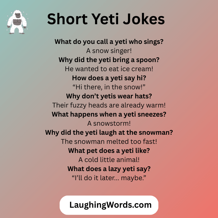 Short Yeti Jokes