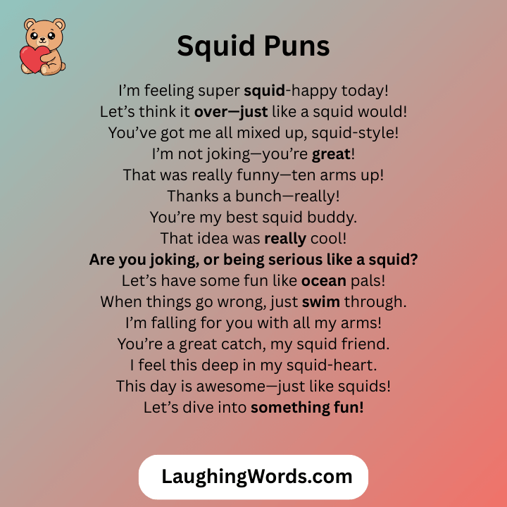 Squid Puns