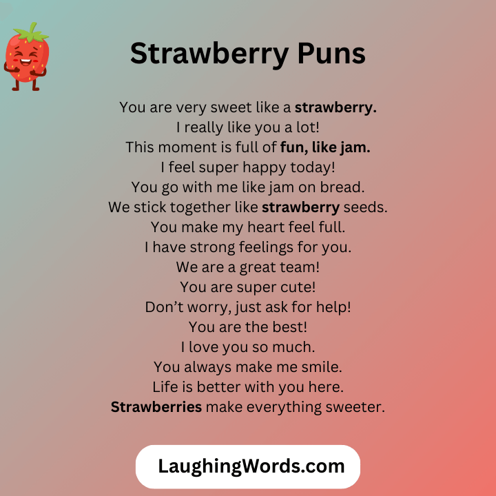 Strawberry Puns 