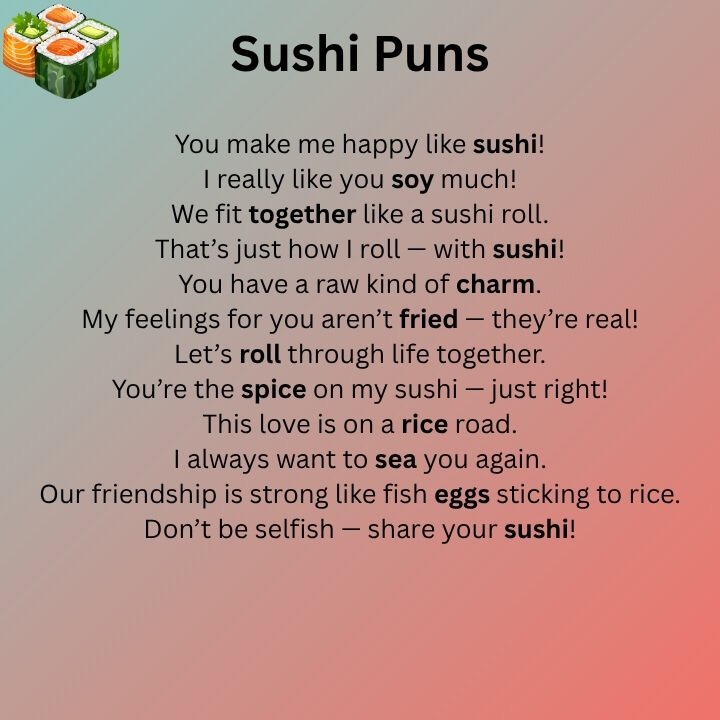 Sushi Puns