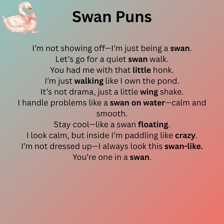 Swan Puns