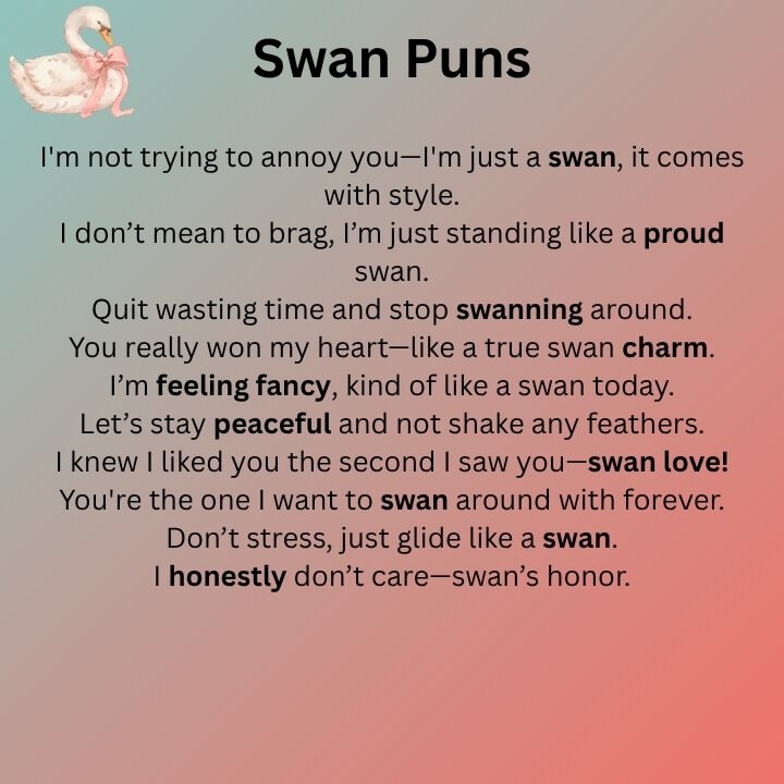 Swan Puns