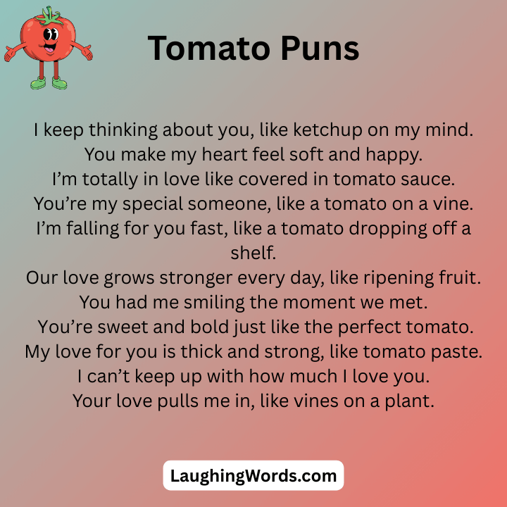 Tomato Puns Love