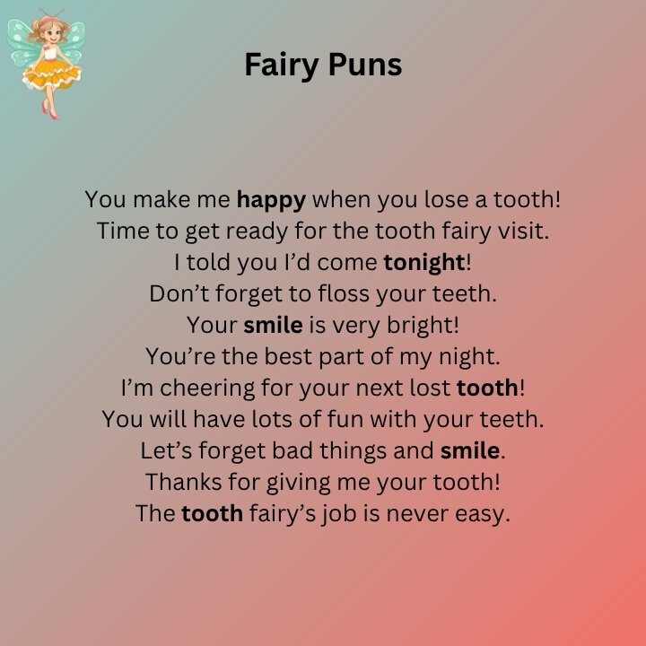 Tooth Fairy Puns