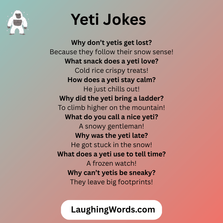 Yeti Jokes
