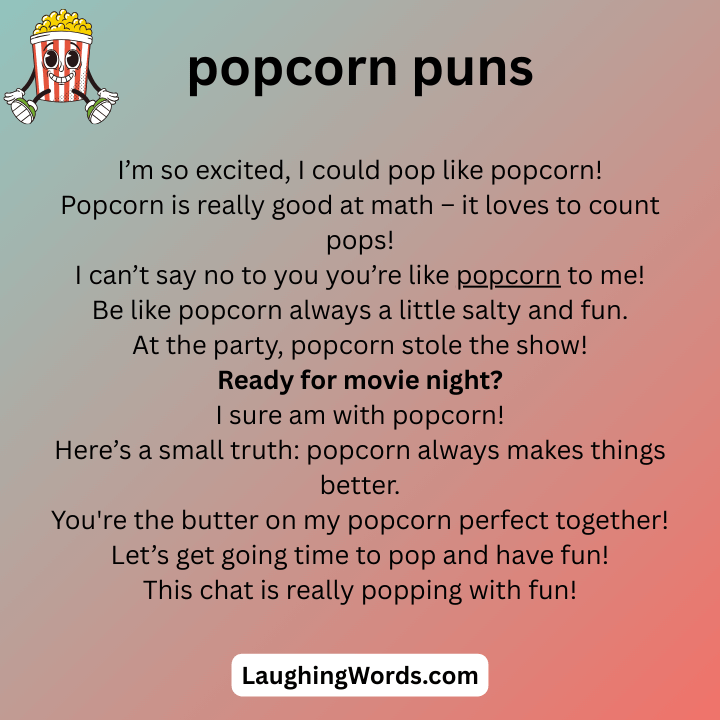 popcorn puns