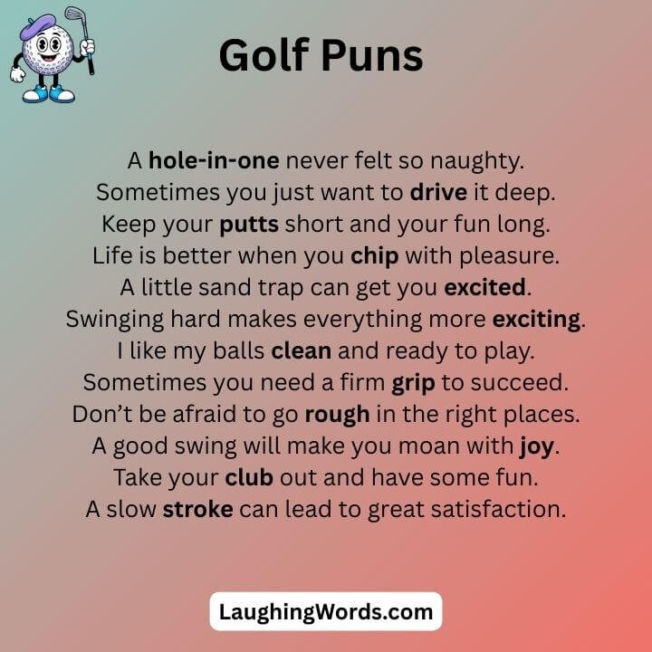 Dirty Golf Puns