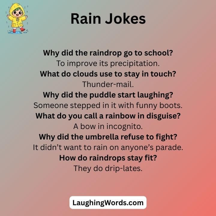 Funny Rain Jokes