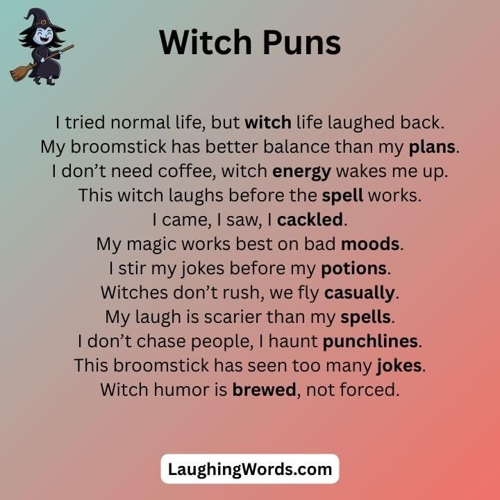 Funny Witch Puns