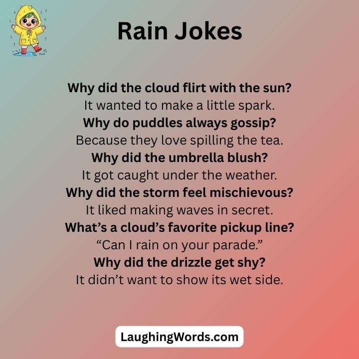 Rain Jokes Dirty