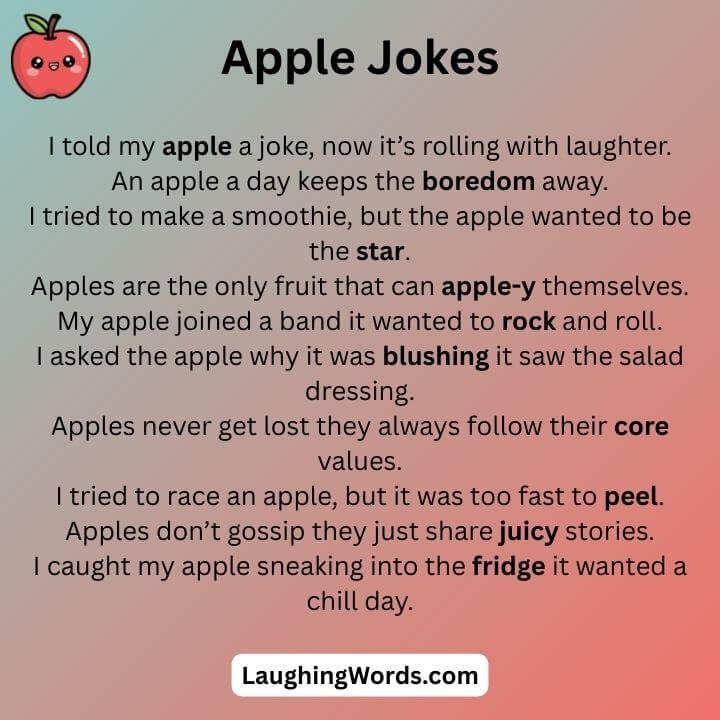 Apple Jokes One-Liner