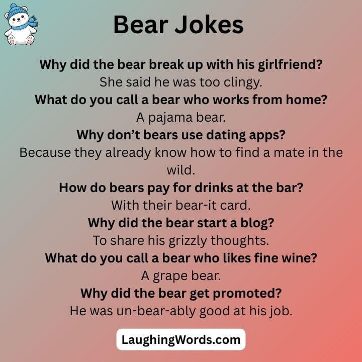 Bear Jokes for Adults