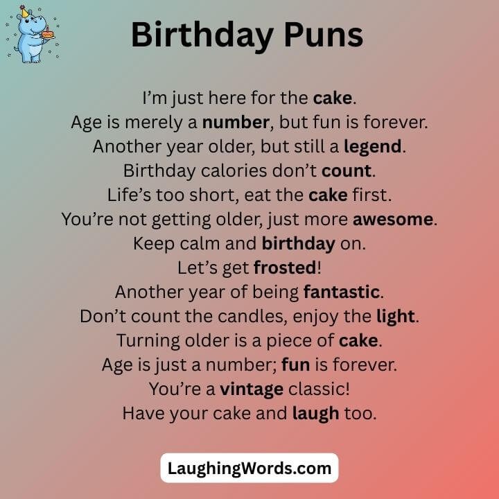 Birthday Puns