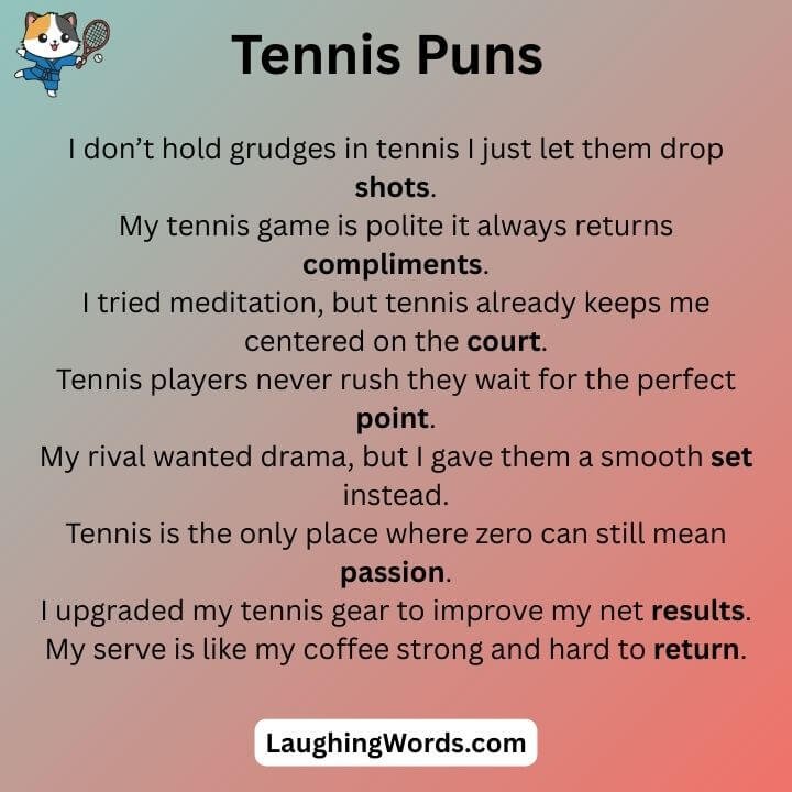 Clever Tennis Puns