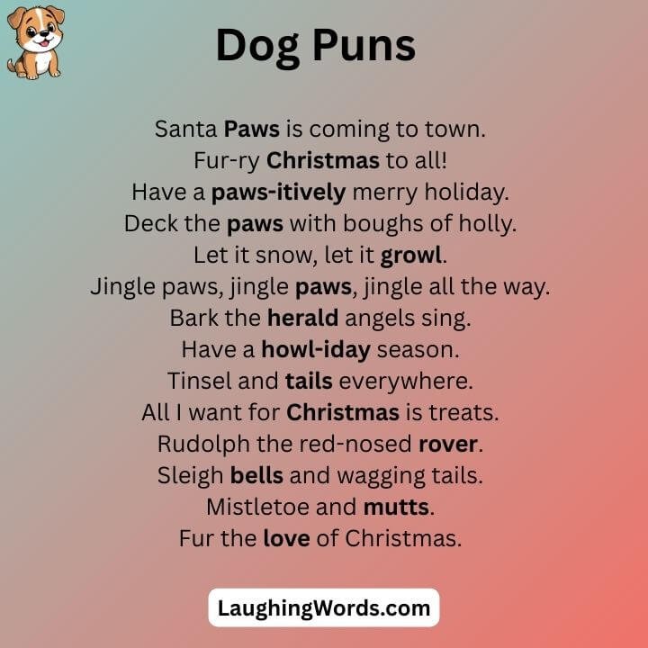 Dog Christmas Puns 