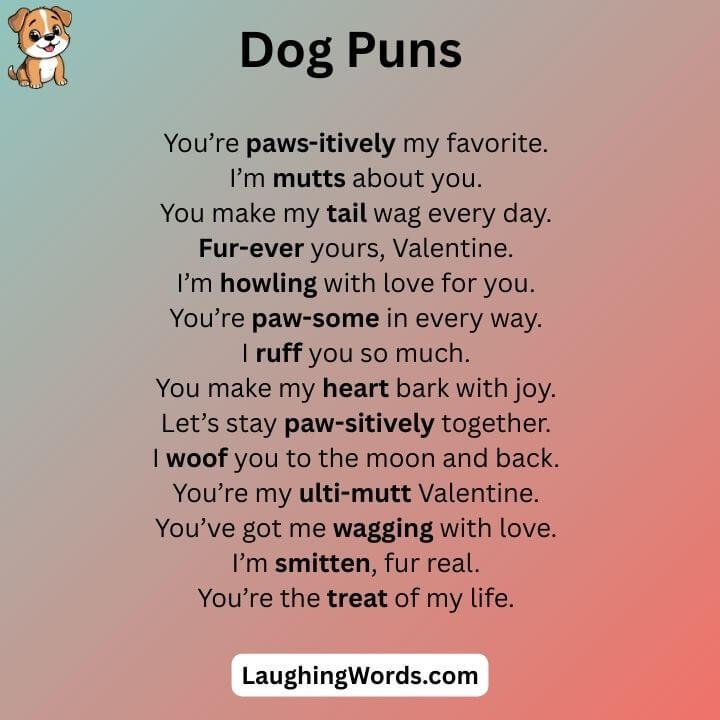 Dog Valentine’s Day Puns 