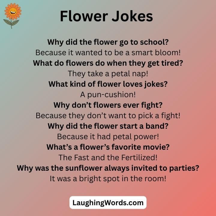 Flower Dad Jokes