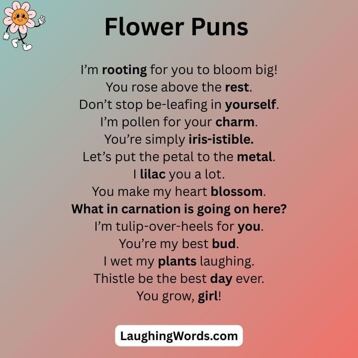 Flower Puns