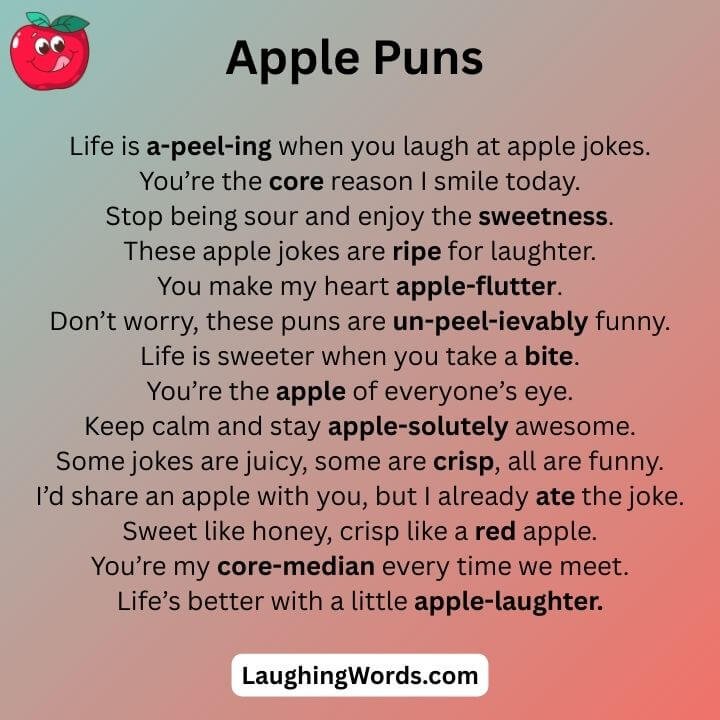 Funny Apple Puns