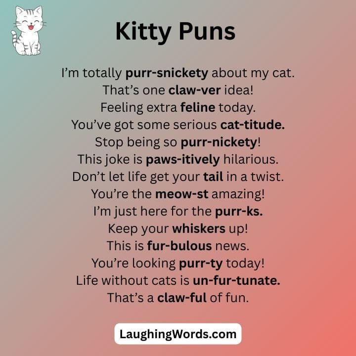 Kitty Cat Puns 