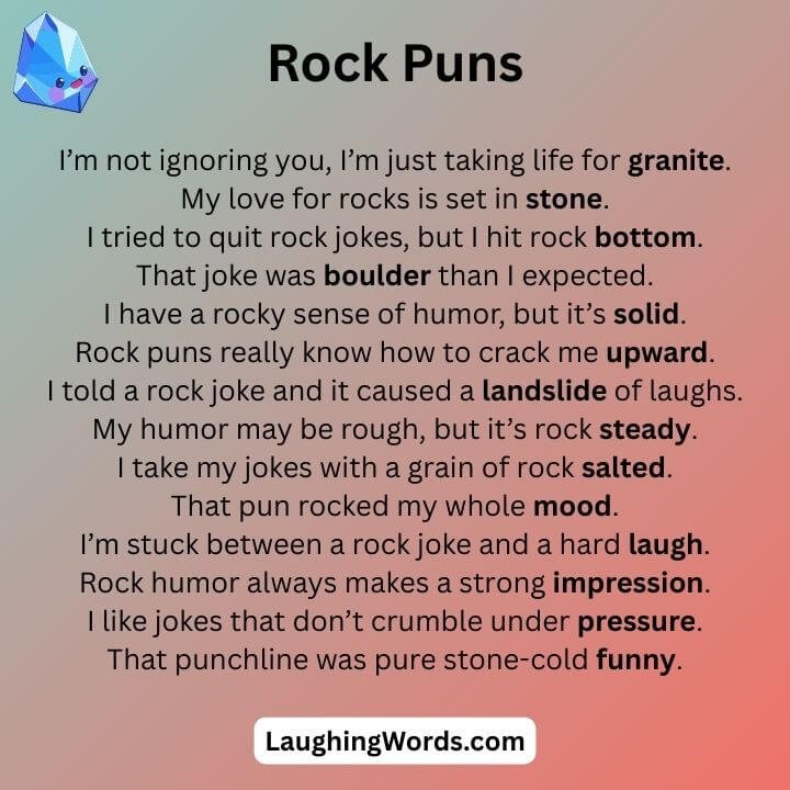 One-Liner Rock Puns