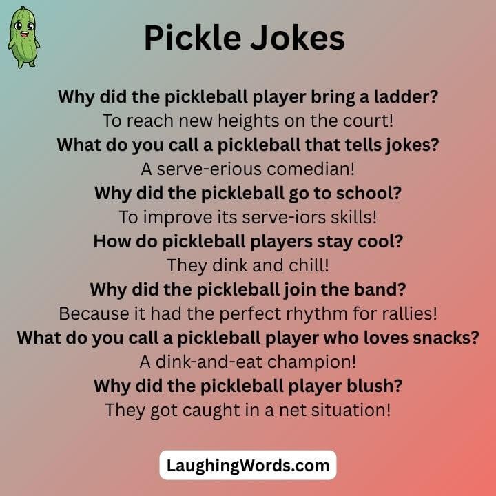 Pickleball Jokes  