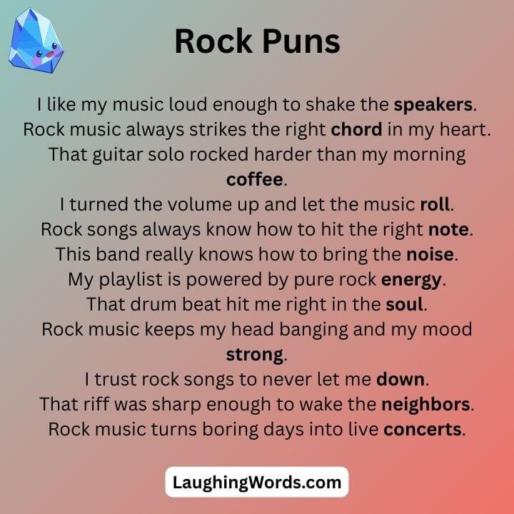 Rock Music Puns