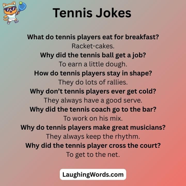 Tennis Dad Jokes