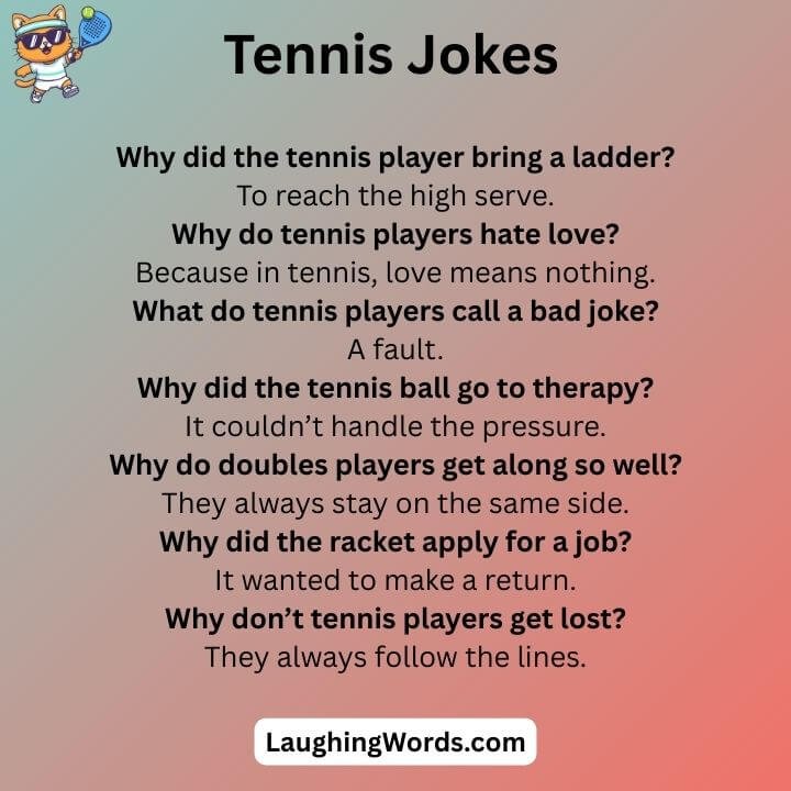 Tennis Jokes For Adult