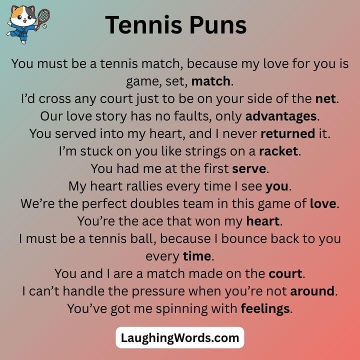Tennis Love Puns