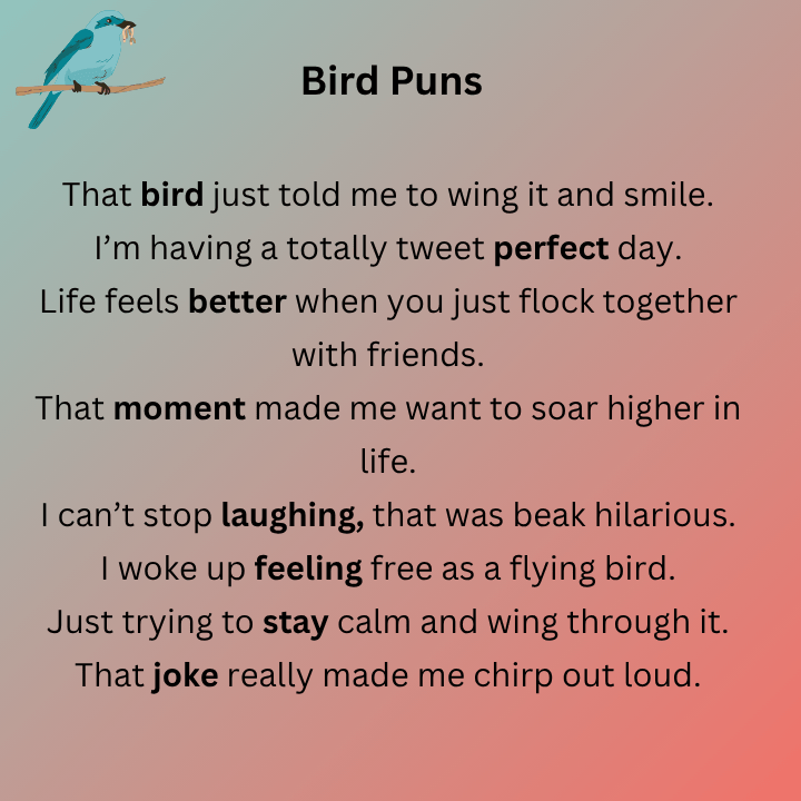 Bird Puns One Liners